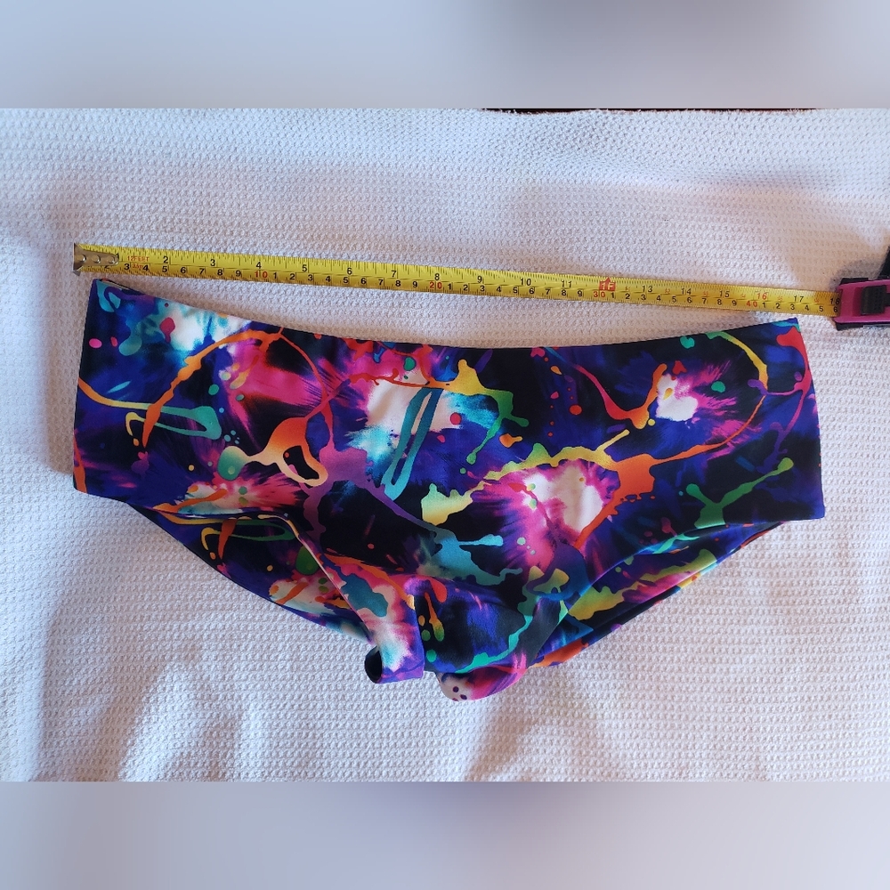 Colorful Abstract Women's Bikini Bottom